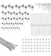 800Pcs/200Pcs Stainless Steel Earring Hooks for Jewelry Making, Hypoallergenic Earring Findings S...
