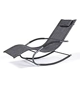 Mansion Home Outdoor Lounge Chair, Chaise Lounge for Patio &amp; Lawn, Pool Lounge Chairs with Remova...
