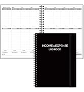 Heveboik Income &amp; Expense Log Book - A4 Income and Expense Tracker for Small Business, Accounting...