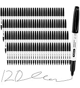 craftinova Black Ultra Fine Point Permanent Markers, Extra Fine Tip, Quick Drying and Waterproof,...