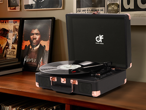 record player black