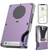 Air Wallet for women, Built-in Tracker Slim Wallet, Smart Wallet with Money Clip, Compatible with...