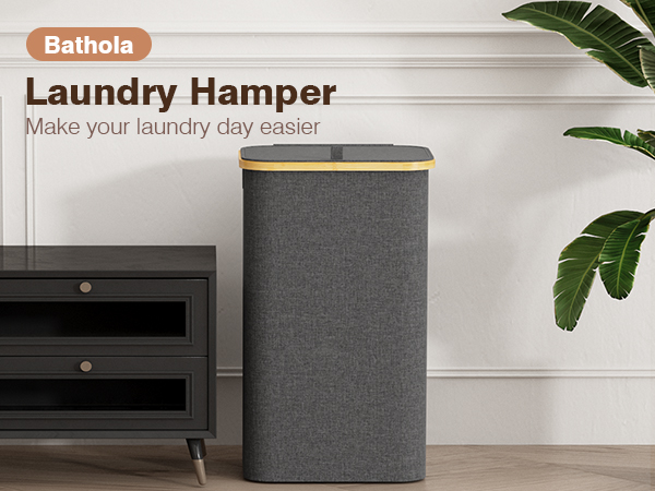 100L Laundry Hamper with Lid