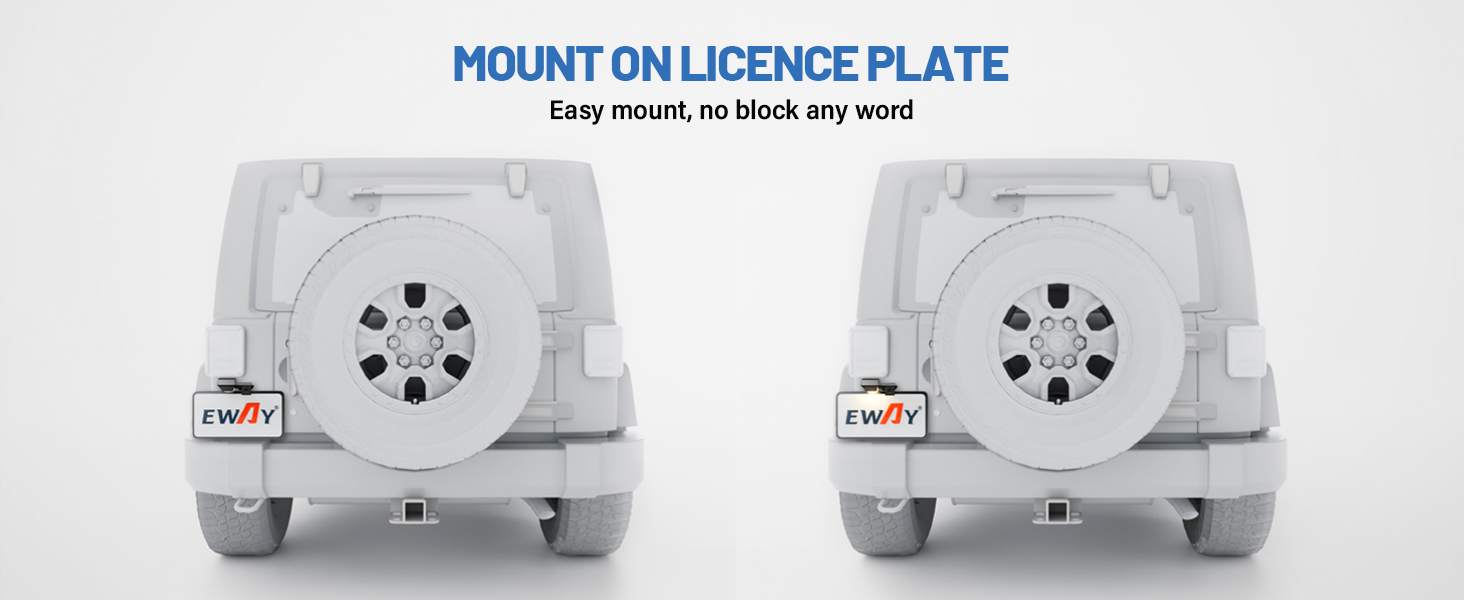 This jeep jk backup camera Enhanced Tailgate Appearance