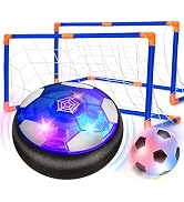 Hover Soccer Ball Set with 2 Goals, Indoor Toys for Boys Age 6-8, Kids Soccer Gift for Boys 8-12,...