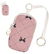 Playexen Hand Sanitizer Spray Case Compatible with T0uch-land, Cute Bow Hand Sanitizer Holder Bag...