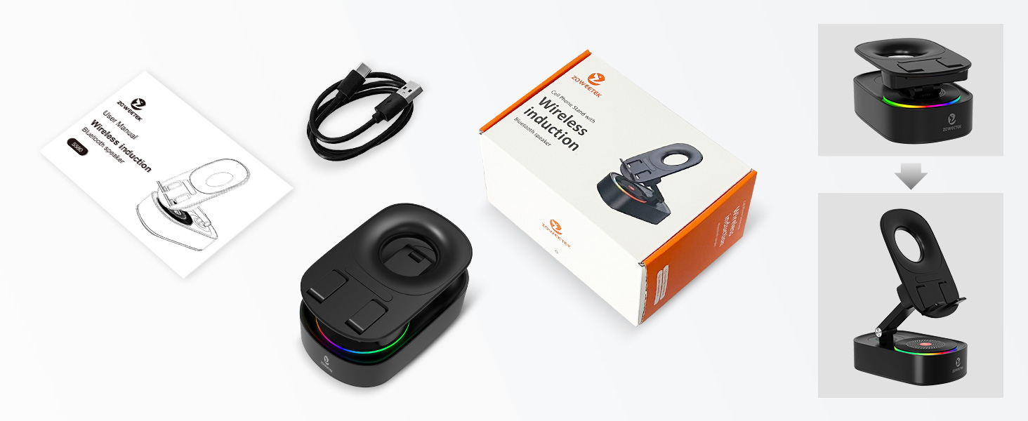 Cell Phone Stand with Wireless Bluetooth