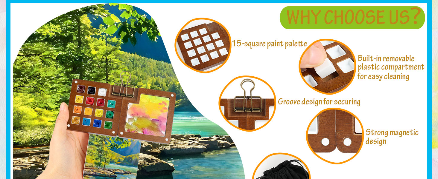 mini watercolor paint set