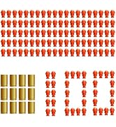 100 PCS Refill Toy Bullets and 12 PCS Plastic Shells for Calithor Shell Ejecting Toy Gun