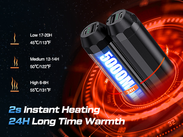 2S HEATING electric hand warmers