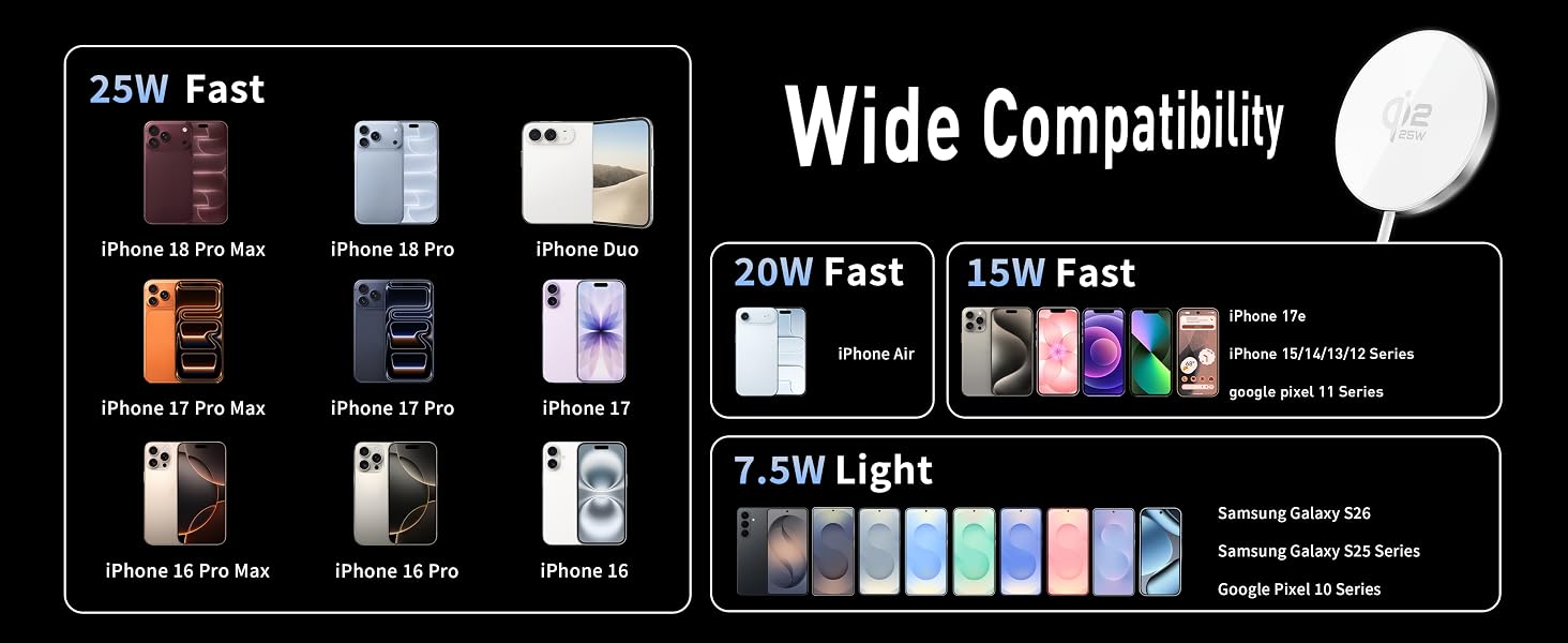 25w wireless charger