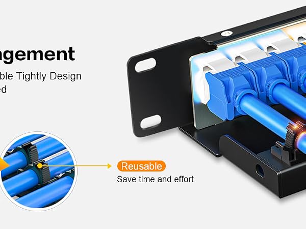 12port keystone patch panel