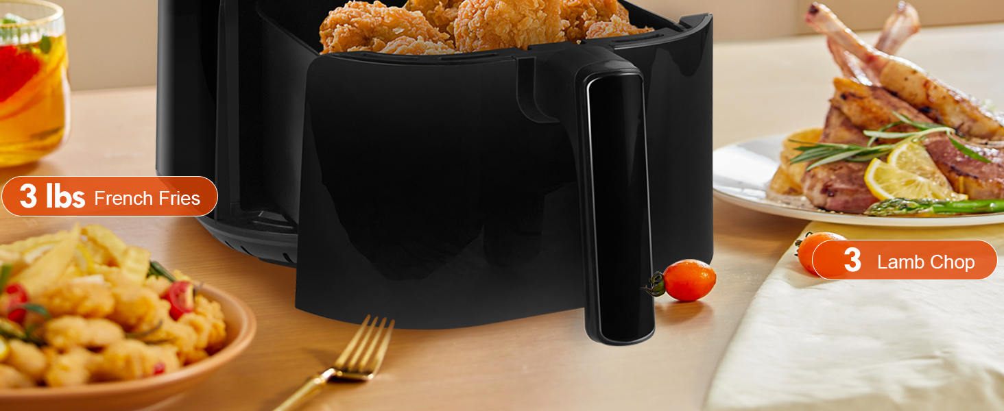 4.5QT touchscreen air fryer