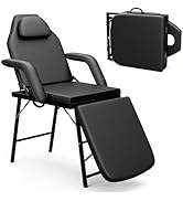 Roixeeds Adjustable Massage Facial Table Bed, Removable Headrest &amp; Armrest, Portable Tattoo Chair...