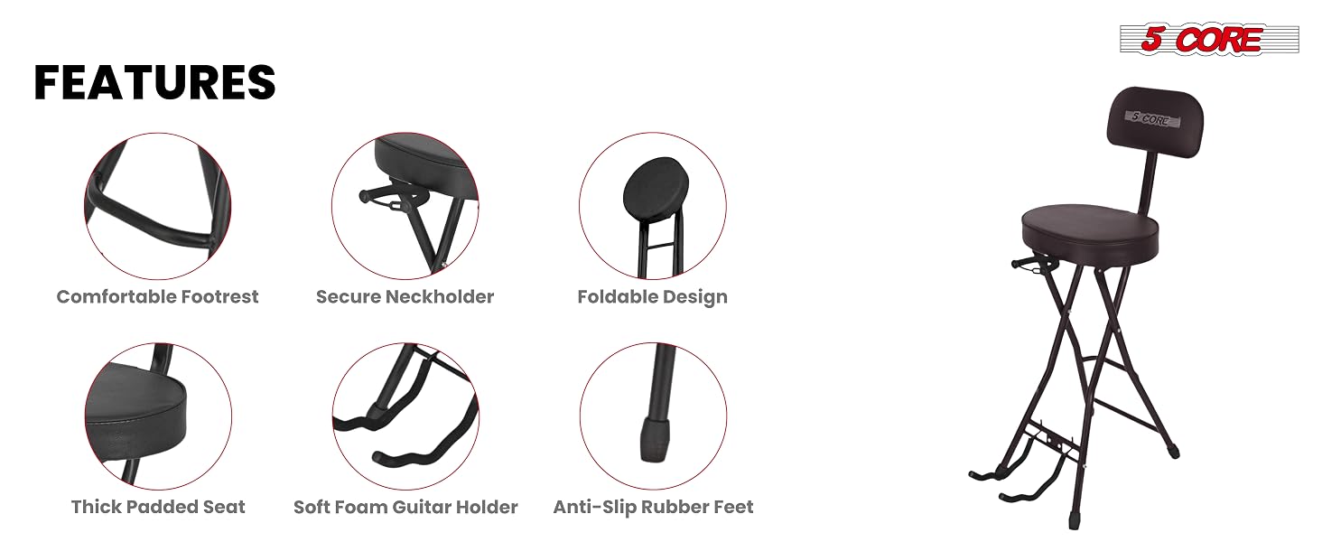 GSTOOL OVAL BLK REST