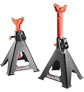 VEVOR Jack Stands, 6 Ton (13,000 lbs) Capacity Car Jack Stands Double Locking, 14.2-23 inch Adjus...