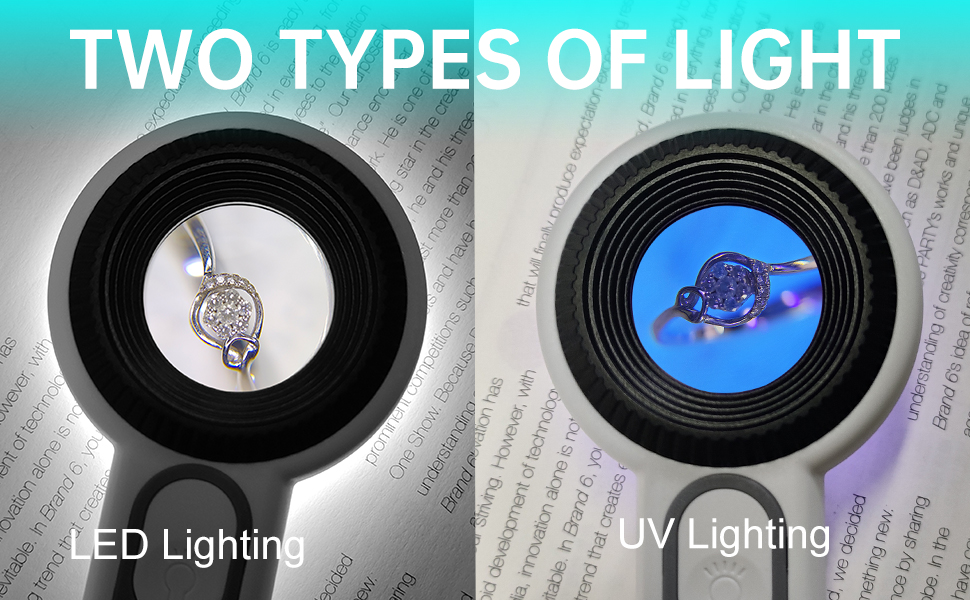 jewelers loupe 60x rechargeable