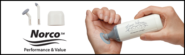 North Coast Medical Norco Mini Vibrator hand massager portable small scar tissue therapeutic tool