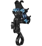 ZIDIYORUO Anti-Vibration UTV Phone Mount Heavy Duty, Full Protection UTV Phone Holder with Alumin...