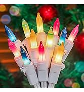 Hopolon Easter Mini String Lights,2PACK 50Count 13Feet Pastel Christmas Lights with White Wire, I...