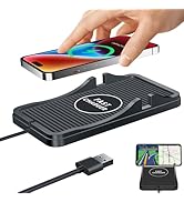 Wireless Car Charger Pad Qi Charging Mat Fast 15W 10W 7.5W Quick Charge Adapter Phone Stand Holde...