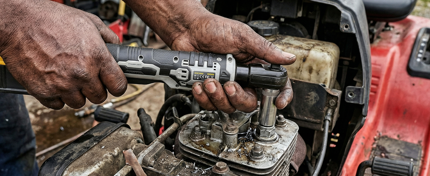 battery ratchet wrench 3/8