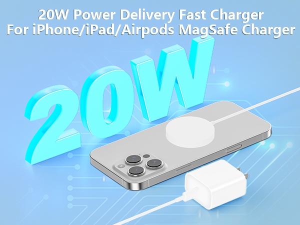 Apple MFi Certified iPhone 16 Charger Fast Charging 20W USB C Charger Block Type C Wall Charger