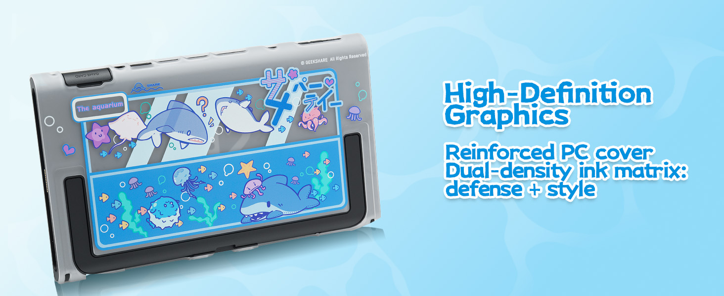 Text reads 'High-Definition Graphics'. Electronic drawing tablet or display device shown with blue graphic interface screen.