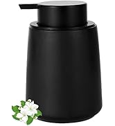 Hand Soap Dispenser for Bathroom Decor, Ceramic Liquid Pump Bottles Refillable Dish Lotion Dispen...