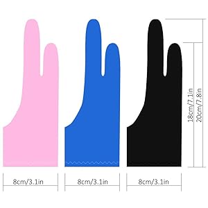 Drawing Glove Artist Glove for Graphics Tablet Drawing