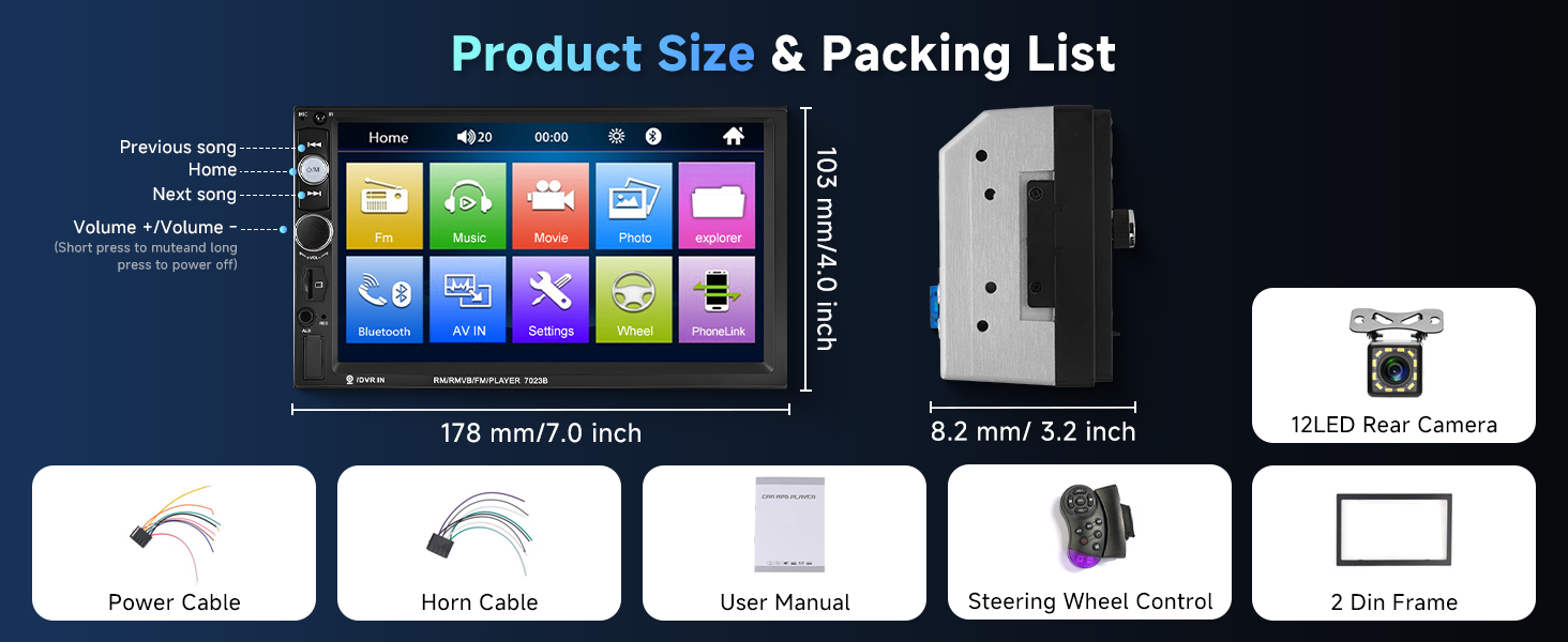 double din car stereo