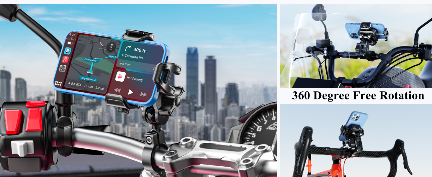 360 degree free rotation design