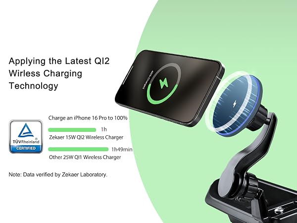 15W wireless charging magsafe phone mount for jeep wrangle JL gladiator JT