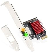 2.5G Network Adapter, Ubit 2.5GBase-T RJ45 2500/1000/100Mbps Gigabit PCIe Network Adapter, RTL812...