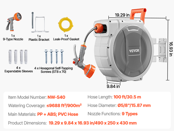 outdoor hose reel