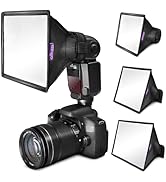 (3 Pack) Flash Diffuser Light Softbox by Altura Photo (Universal, Collapsible with Storage Pouch)...