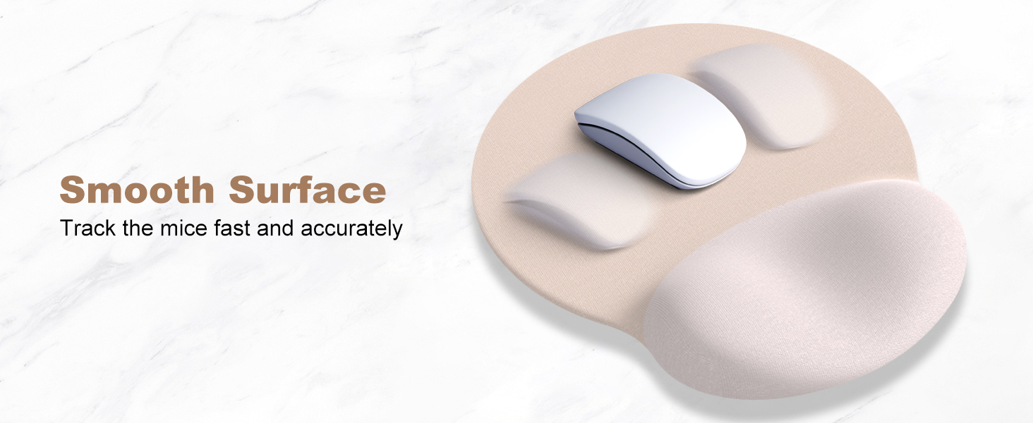 Smooth surface mousepad