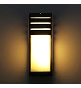 Sunsbell Outdoor Modern Wall Sconce 8W LED Wall Lamp Downlight Water Resistant for Indoor Outdoor...