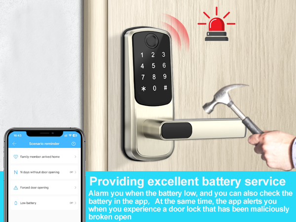 keyless entry door lock