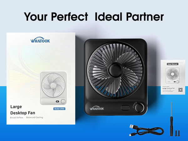 desk fan portable fans rechargeable travel battery cruise usb powered