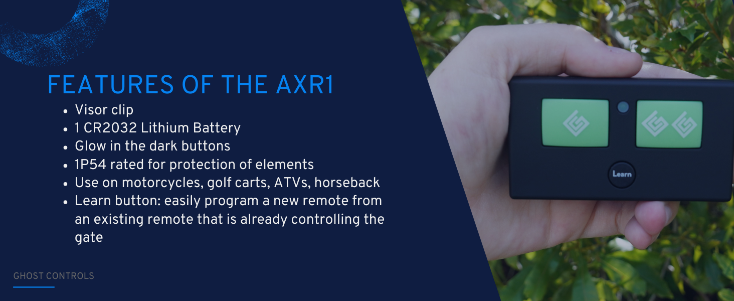 Features of the AXR1