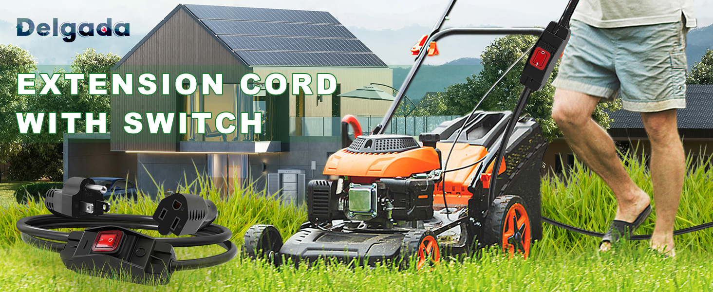 Waterproof Extension Cord with Switch