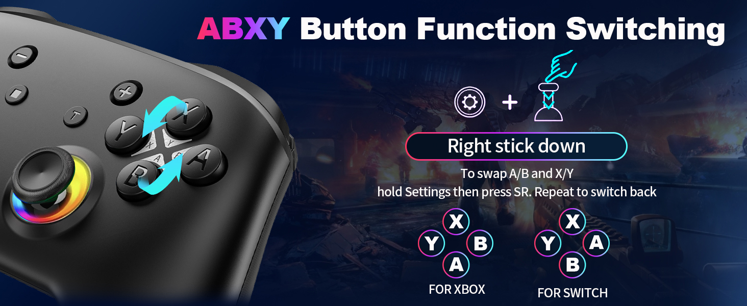 ABXY Button Function Switch
