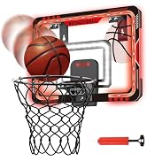 Mini Basketball Hoops - Indoor Over The Door Mini Hoop with Scoreboard &amp; Ball Sets, Perfect Game ...