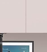 Letlar Kitchen Under-Cabinet Mount Compatible with Echo Show 15, Adjustable Height, Rotatable Swi...