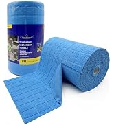 Greenfound Microfiber Cleaning Cloth Roll -80 Pack,Tear Away Microfiber Towels for Car,Reusable P...