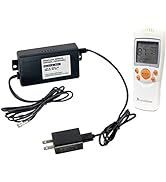 Durablow TR2003 Gas Fire Fireplace On/Off Remote Control Kit + Thermostat + Timer with LCD Screen...