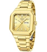 NIBOSI Men Watches Analog Quartz Stainless Steel Silver Watches for Men Waterproof Business Class...