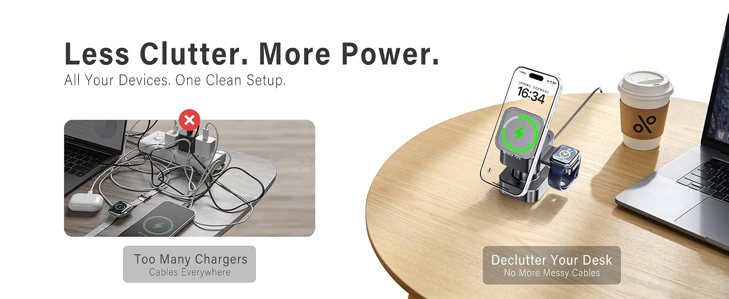 4 in 1 Wireless Charging Station