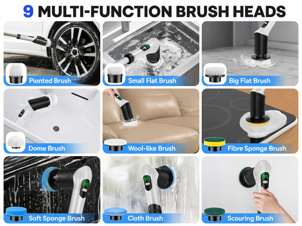car wash brush shower scrubber baseboard cleaner tool with handle floor scrubber